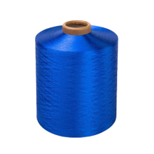 Fio conjugado de nylon poliéster reciclado preto para toalha de natação
