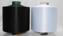 Fio conjugado de nylon e poliéster tingido brilhante para toalha de limpeza